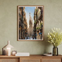 Barcelona Sagrada De Familia Poster de Arte Modern