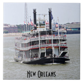 Barco a vapor no rio Mississípi