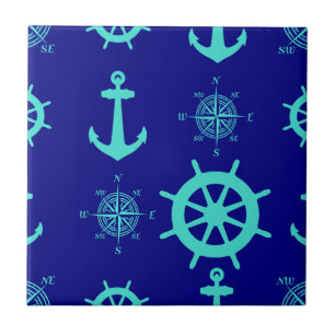 Barco Costeiro Náutico Azul Turquesa