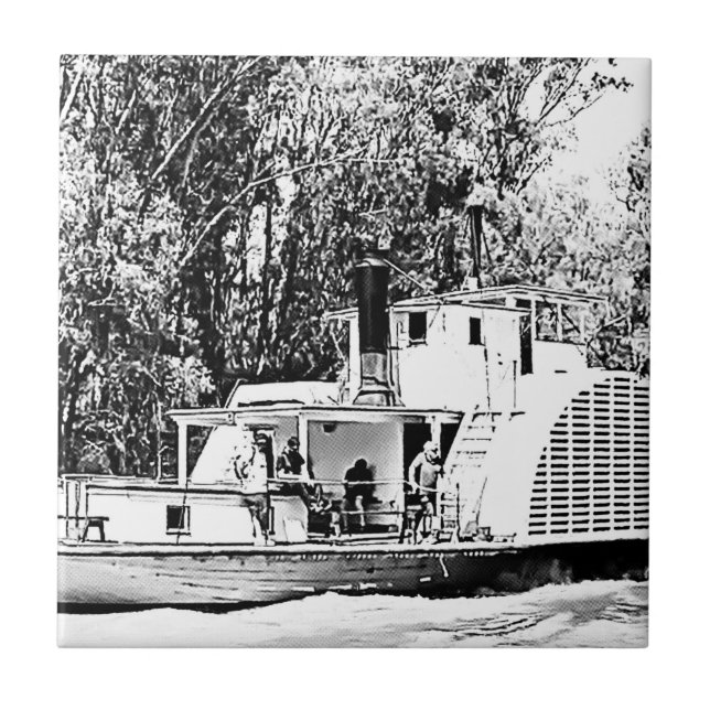 Barco de Paddle no rio Murray Victoria (Frente)