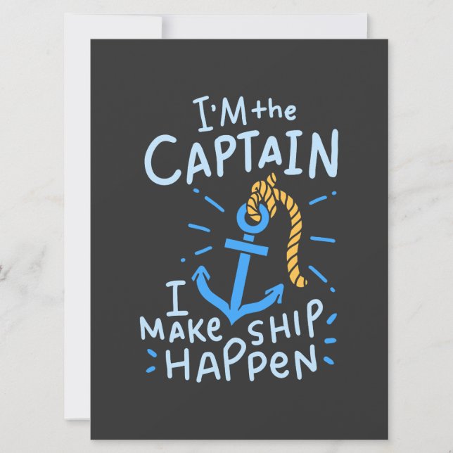 Barco - Eu sou o Capitão (Frente)