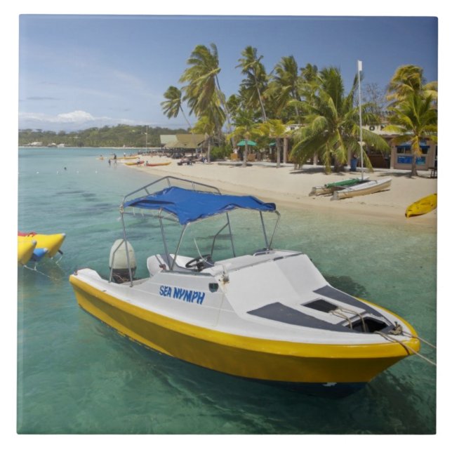 Barco motorizado e barco banana (Frente)