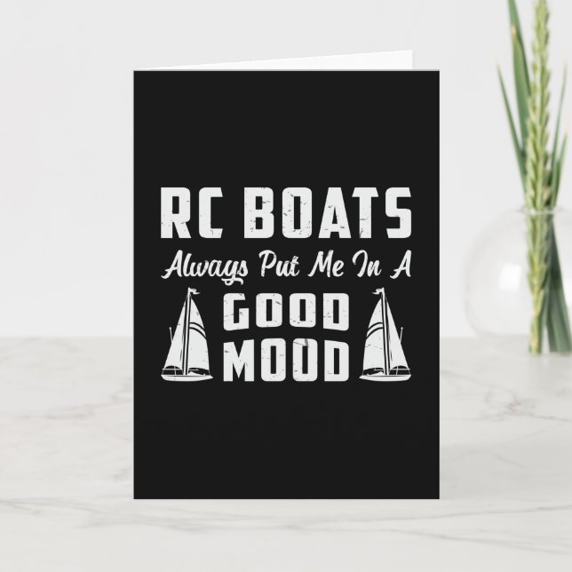 Barco RC Me Coloca Num Bom Humor Modelo Barcos RC  (Frente)