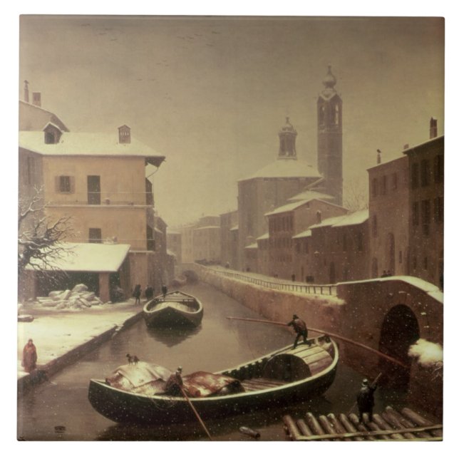 Barco sob a neve (Frente)