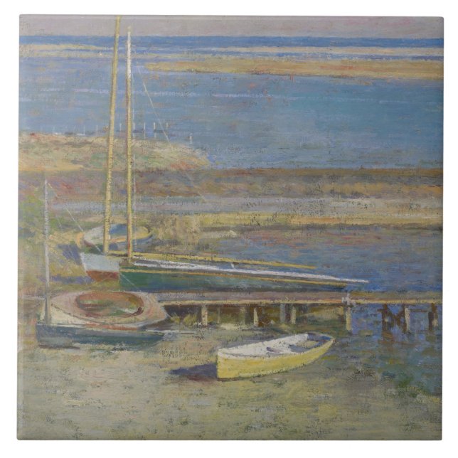 Barcos com aterrissagem (Paisagem de Nova Inglater (Frente)