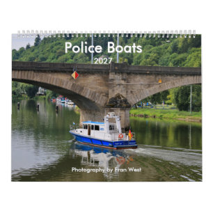 Barcos da Polícia calendário 2027