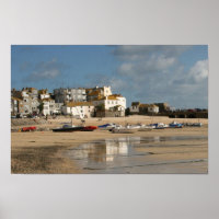 Barcos de Baixo Lado, Rua Ives Harbor Poster
