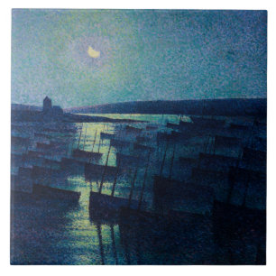 Barcos de pesca à Lua (Camaret, França)