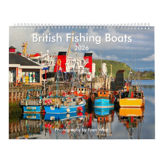 Barcos de Pesca Britânicos Calendário 2026 (Capa)