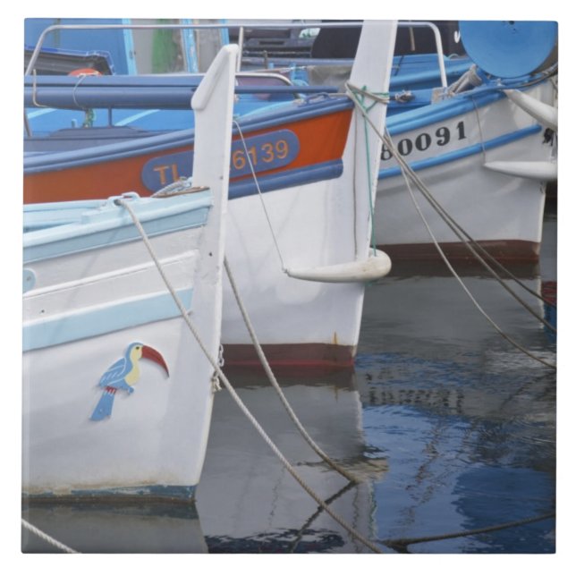 Barcos de pesca provençais típicos pintados em 2 (Frente)