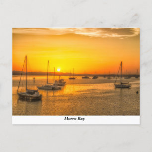 Barcos No Cartão Postal Sunset