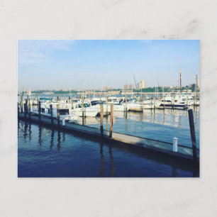 Barcos no Hudson NYC Nova York Foto Cartão Postal