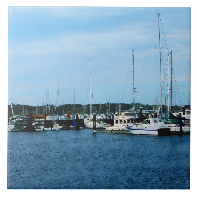 Barcos no Newport RI (Frente)