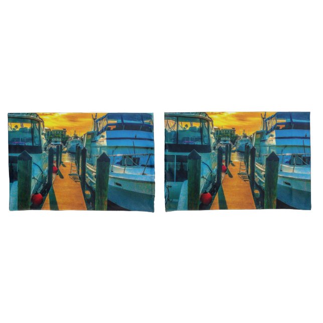 Barcos no Porto Pôr do Sol (Frente - conjunto)