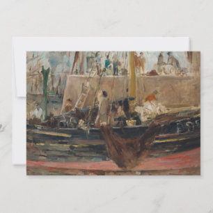 Barcos no Quay   Berthe Morisot