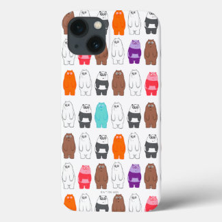Bare Bears Colorful Bear Patterno