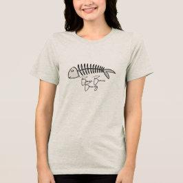 Bare Bones Beauty – Nautical Skeleton Art T-Shirt