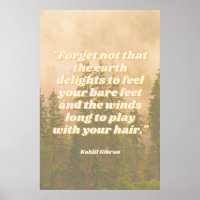 Bare Feet Hippie Cote Wilderness Poster