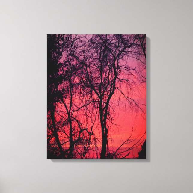 Bare Trees Canvas do Sol (Frente)