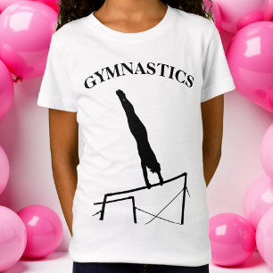 Bares Gigantes de Camiseta de Ginástica com Nome