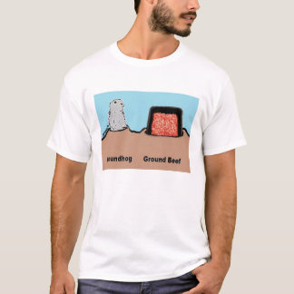 BargasArtworks Groundhog contra a camisa da carne