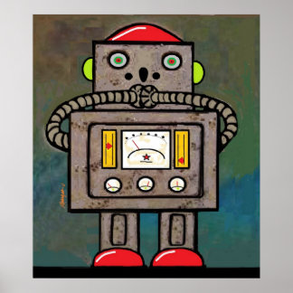 BargasArtworks - Impressão de robô suportado