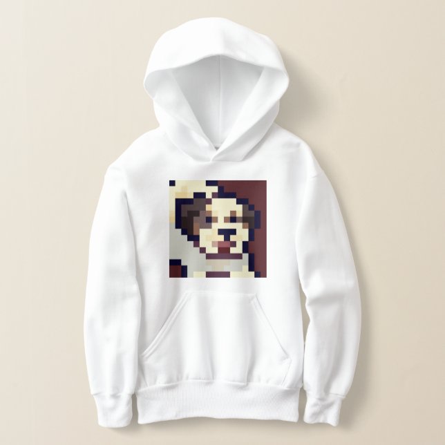 Barking puppy pixel art (Postura )
