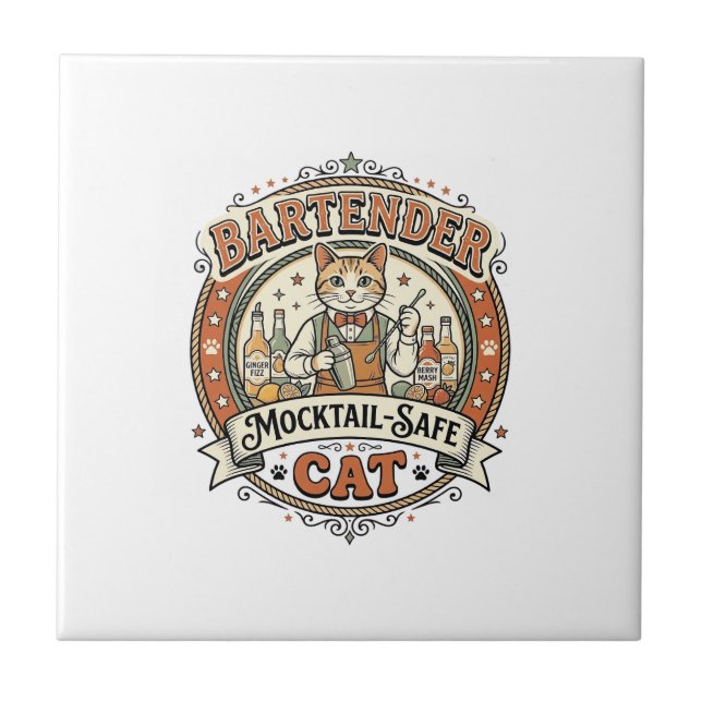 Barman Mocktail-Safe Gato Barman Mocktail-Safe (Frente)
