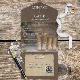 Barn & Boots Russo Cowboy Ocidental Código QR