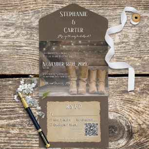 Barn & Boots Russo Cowboy Ocidental Código QR