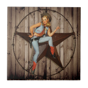 Barn Wood Texas Star West Country Cowgirl