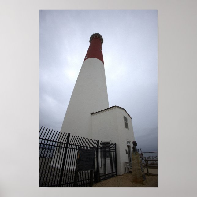 Barnegate Light Lighthouse Photo Poster (Frente)