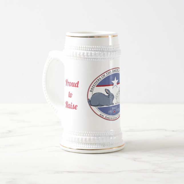 BARNSC American Rabbit Club - Caneca de cerveja (Frente Esquerda)