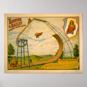 Barnum 1905 e poster do circo de Bailey