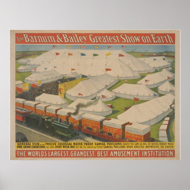 Barnum & Bailey Circus Poster (Frente)
