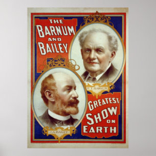 Barnum e impressão ou poster de Bailey