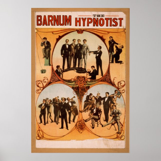 BARNUM O Hypnotist VAUDEVILLE Poster (Frente)