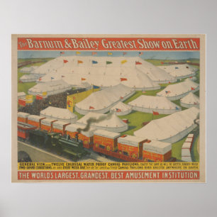 Barnum & poster do circo de Bailey