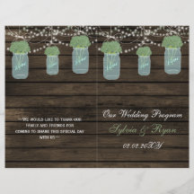 Barnwood mason jars, programas de flores de sábio 