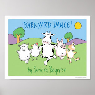 BARNYARD DANCE! poster por Sandra Boynton
