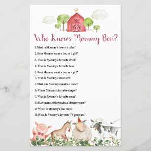 Barnyard De Animais Da fazenda Que Conhece Melhor