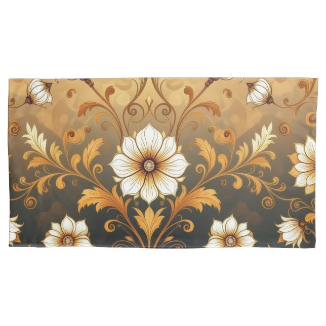 "Barockes Ornament-Muster in Gold und Schwarz"7 (Frente)