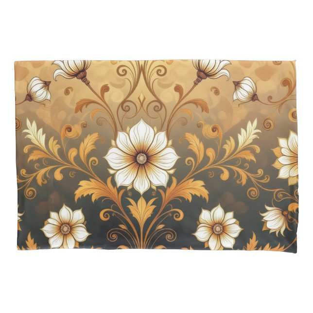 "Barockes Ornament-Muster in Gold und Schwarz"7 (Frente)