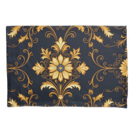 "Barockes Ornament-Muster in Gold und Schwarz" Dec