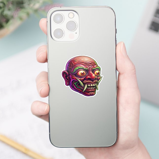 Barong Rei dos Espíritos Adesivo - Afaste o Mal (Telefone)