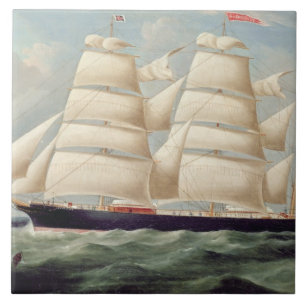 Barque "Clendovey" da tosquiadeira (óleo em