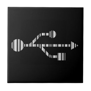 BARRA DE LOGO USB CÓDIGO DE BARRAS Padrão de códig