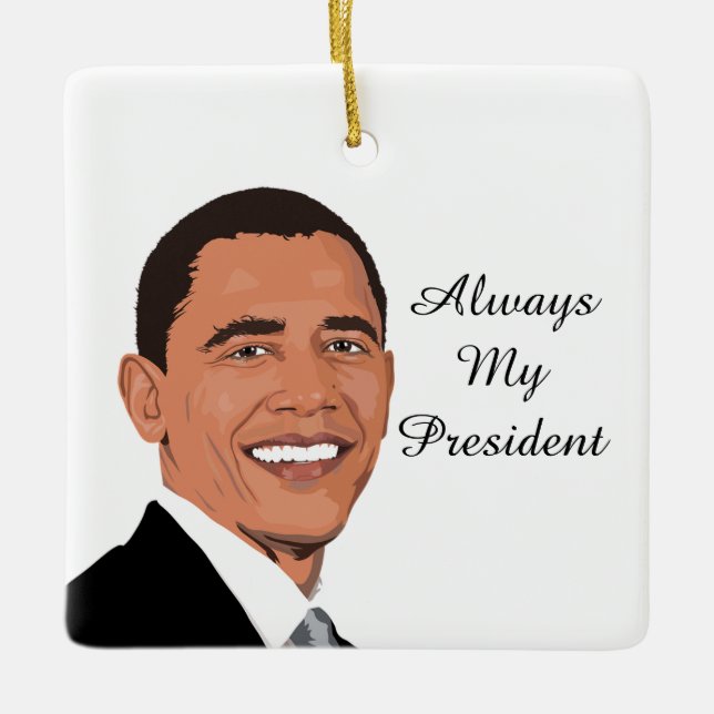 Barrack Obama, Sempre Meu Ornamento Presidente (Frente)