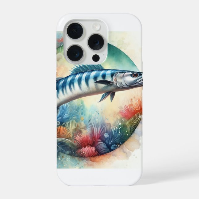 Barracuda in Vibrant Waters 130624AREF119 - Waterc (Verso)