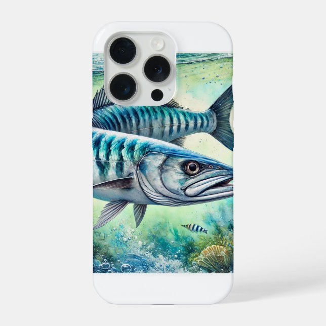 Barracuda Majesty 041124AREF103 - Watercolor (Verso)